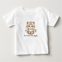 Camiseta De Bebé Demasiado Lindo Para Estar Soltero Gráfico de Gati