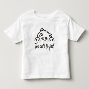 Camiseta De Bebé Demasiado lindo para fallar