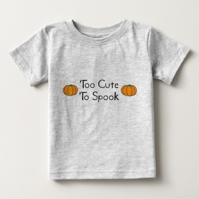Camiseta De Bebé Demasiado lindo para hablar (Anverso)