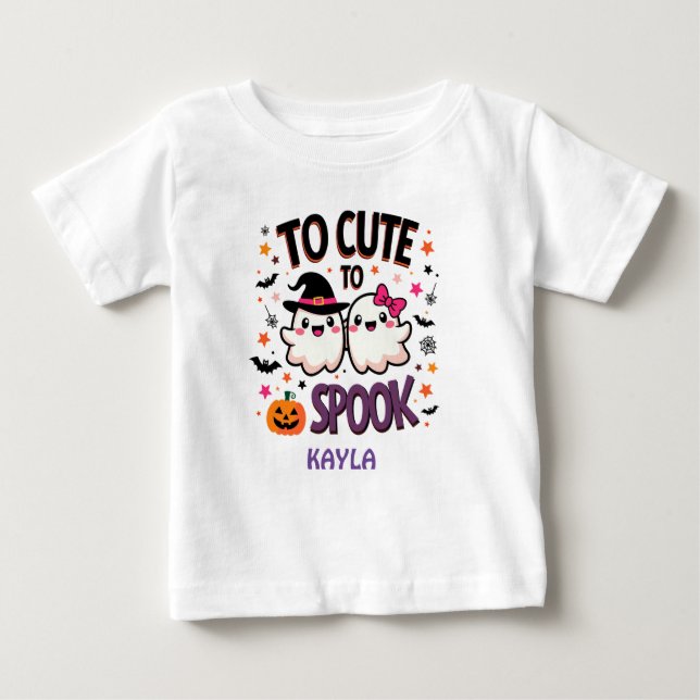 Camiseta De Bebé Demasiado lindo para hablar a los fantasmas de Hal (Anverso)