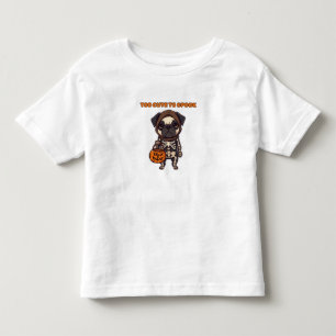 Camiseta De Bebé Demasiado lindo para hablar Adorable Halloween P