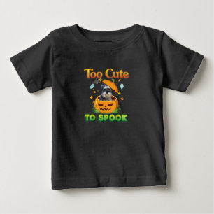 Camiseta De Bebé Demasiado lindo para hablar calabaza de perro Schn