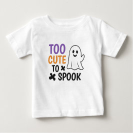 Camiseta De Bebé Demasiado lindo para hablar - Halloween lindo