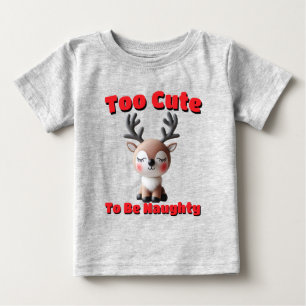 Camiseta De Bebé Demasiado lindo para ser travieso