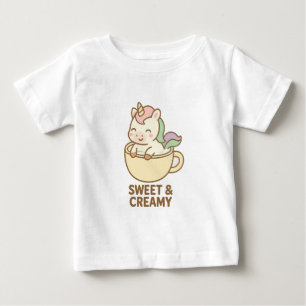 Camiseta De Bebé Demasiado Mágico para Derramar – Delicia de Unicor