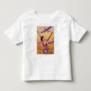 Camiseta De Bebé Demostración de la aviación en el poster del pro
