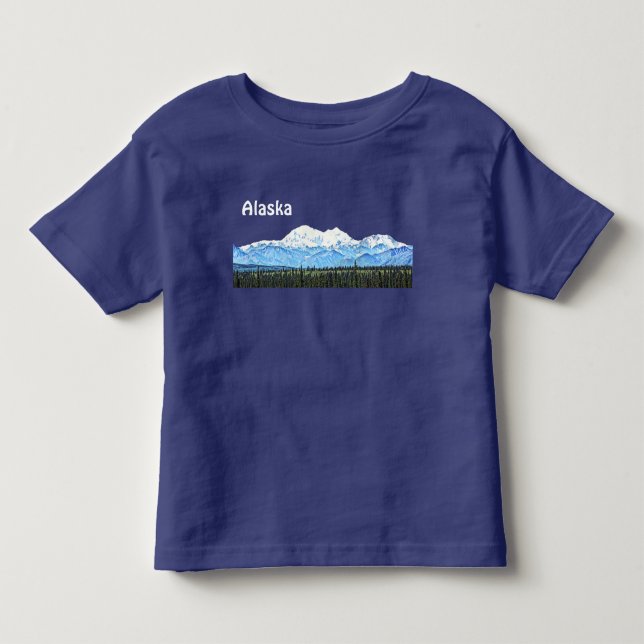 Camiseta De Bebé Denali (Monte McKinley) (Anverso)