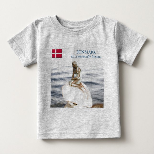 Camiseta De Bebé denmark (Anverso)