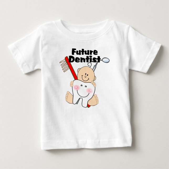 Camiseta De Bebé Dentista futuro (Anverso)