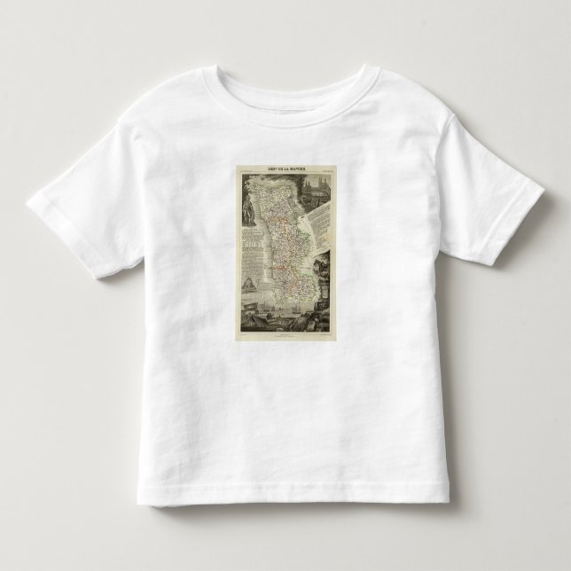 Camiseta De Bebé Departamento cualquier manga (Anverso)