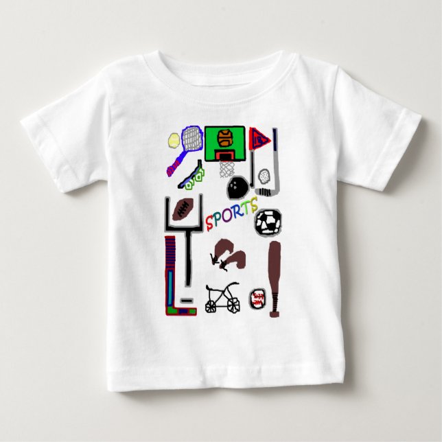 CAMISETA DE BEBÉ DEPORTES (Anverso)