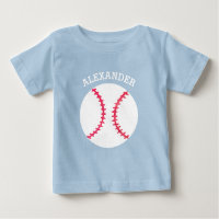Deportes personalizados softball lindo del bebé