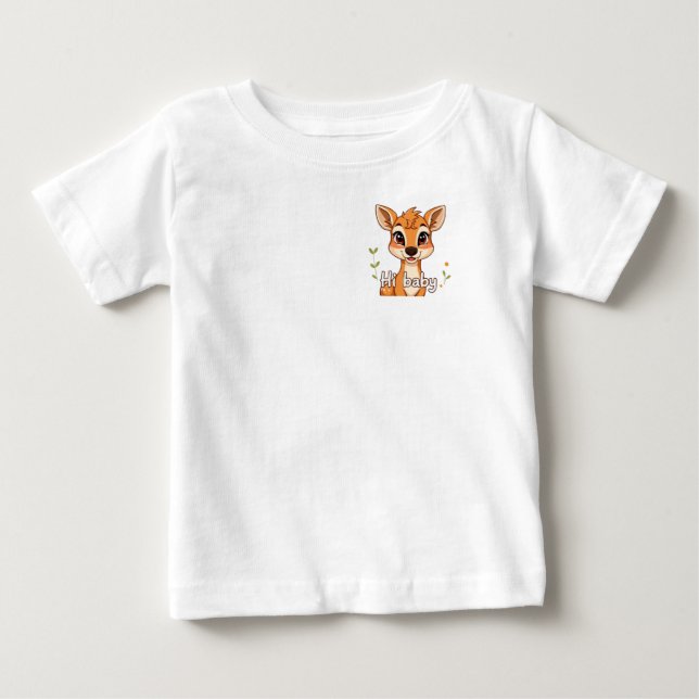 Camiseta De Bebé Depósito de bebé adorable (Anverso)
