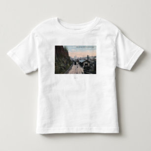 Camiseta De Bebé Depósito del ferrocarril y ciudad de los