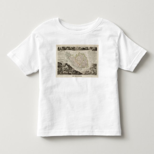 Camiseta De Bebé Dept. De La Vendee (Anverso)