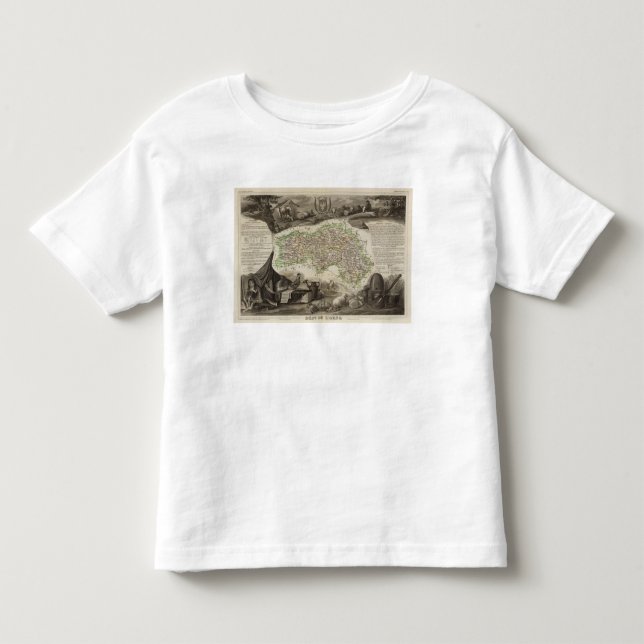 Camiseta De Bebé Dept. De L'Orne (Anverso)