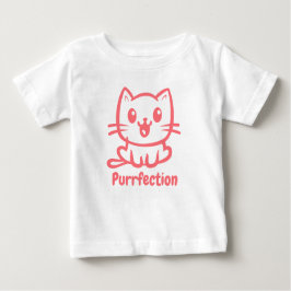 Camiseta De Bebé Depuración, Gato De Anime Muy Cuto
