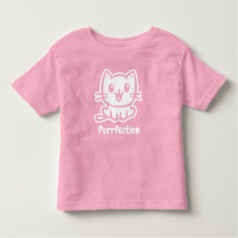 Camiseta De Bebé Depuración, Gato De Anime Muy Cuto