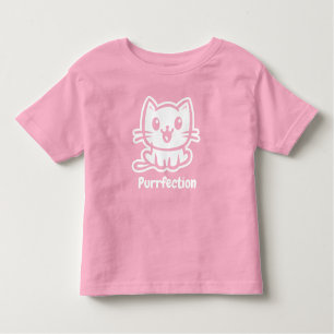 Camiseta De Bebé Depuración, Gato De Anime Muy Cuto