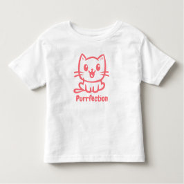 Camiseta De Bebé Depuración, Gato De Anime Muy Cuto