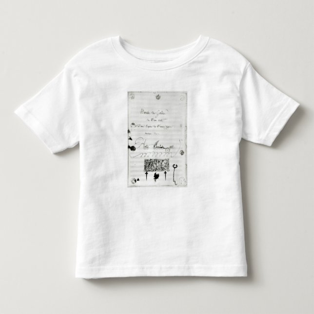 Camiseta De Bebé DES Gardes du Franc Comte' de Marche (Anverso)