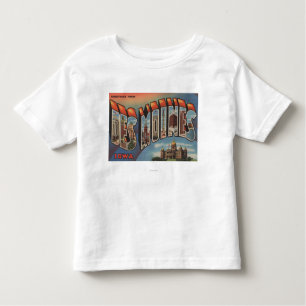 Camiseta De Bebé Des Moines, Iowa (edificio capital)