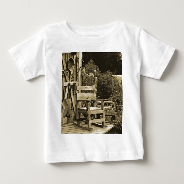 Camiseta De Bebé Desaparecerse de ella (Anverso)