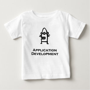 Camiseta De Bebé Desarrollo de aplicaciones para bots oculares