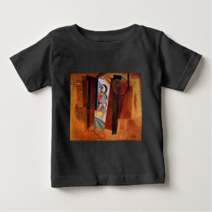 Camiseta De Bebé Desarrollo de Kandinsky en la pintura abstracta ma