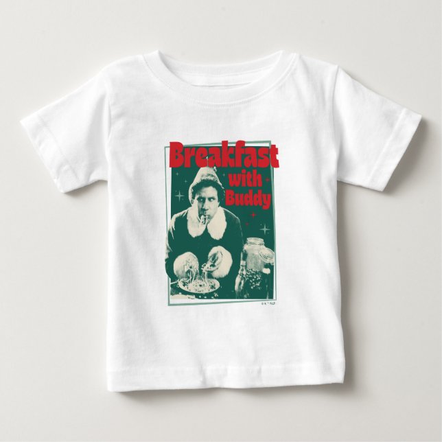 Camiseta De Bebé Desayuno con Buddy (Anverso)