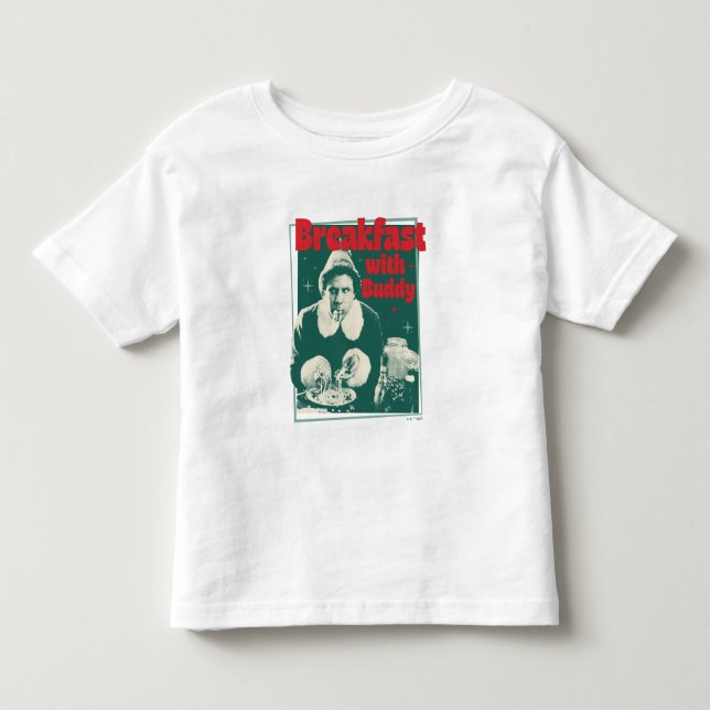 Camiseta De Bebé Desayuno con Buddy (Anverso)
