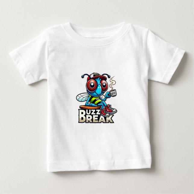 Camiseta De Bebé Descanso de café (Anverso)