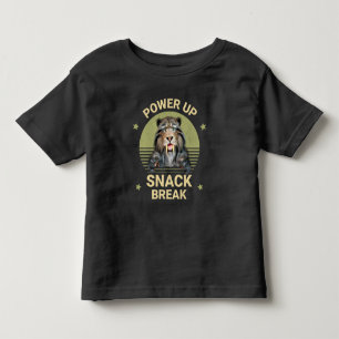Camiseta De Bebé Descanso para un Snack de Recarga Tigre Dientes de