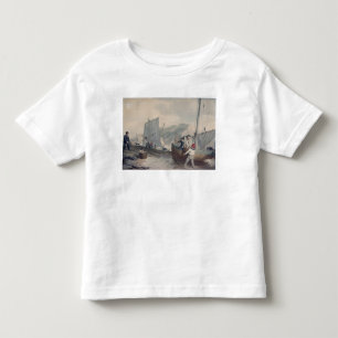 Camiseta De Bebé Descarga de barcos pesqueros