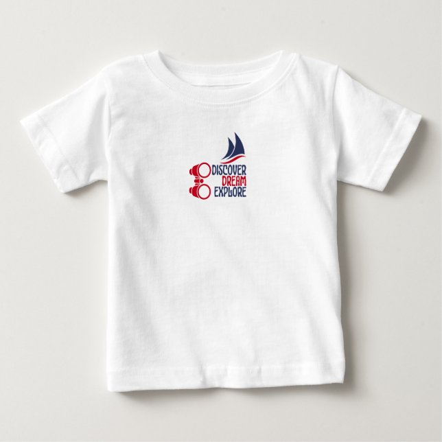 Camiseta De Bebé Descubre Dream Explore (Anverso)