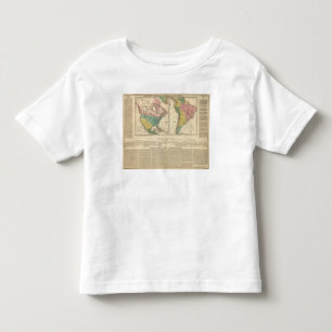 Camiseta De Bebé Descubrimiento europeo del mapa del atlas de