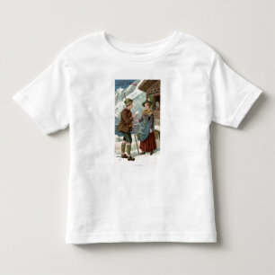 Camiseta De Bebé Deseándole una nueva escena feliz de YearMountain