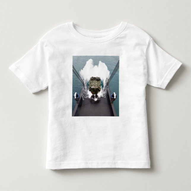 Camiseta De Bebé Desembarco de vehículos de asalto anfibios del USN (Anverso)