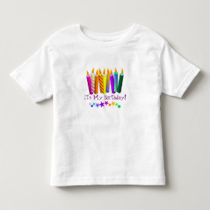 Camiseta De Bebé Deseos coloridos de la vela del cumpleaños