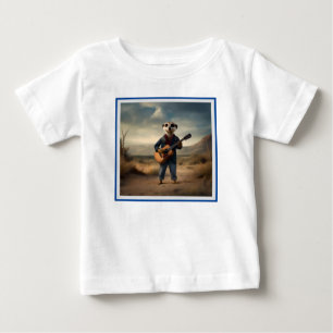 Camiseta De Bebé Desert Blues: Un Ensayo de Guitarra de Denim de un