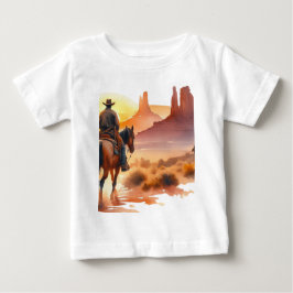 Camiseta De Bebé Desert Cowboy