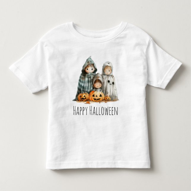 Camiseta De Bebé Desfile de calabazas - Una reunión suave de Hallow (Anverso)