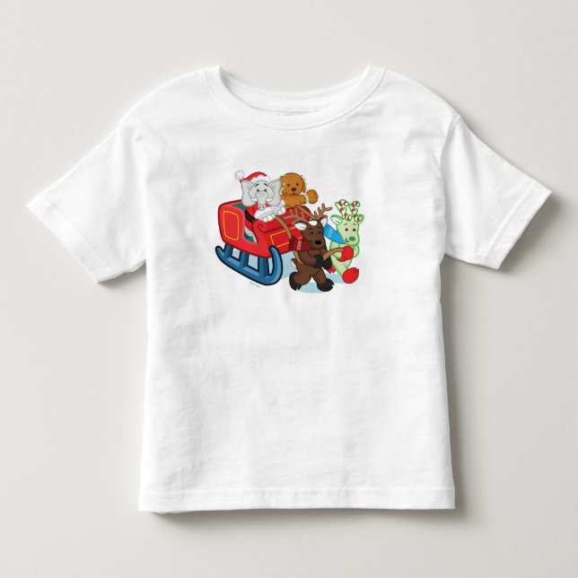 Camiseta De Bebé Desfile del navidad de Webkinz (Anverso)