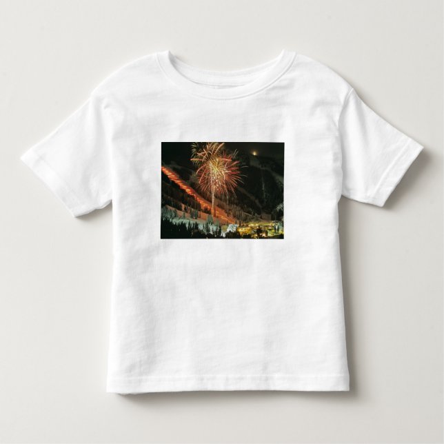 Camiseta De Bebé Desfile y fuegos artificiales de la luz de (Anverso)