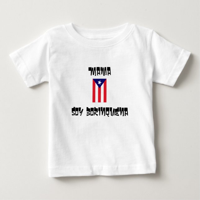 Camiseta De Bebé Desgaste puertorriqueño del orgullo (Anverso)