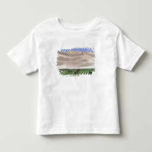 Camiseta De Bebé Desierto de Gobi Caballos Salvajes
