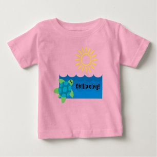Camiseta De Bebé Designación para el enfriamiento de tortugas - Bab