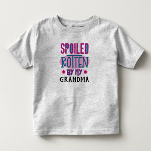 Camiseta De Bebé Deslumbrado Por Mi Abuela Personalizada De Cualqui