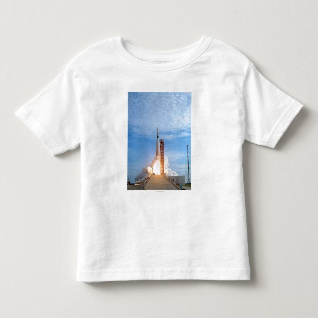 Camiseta De Bebé Despegue del vehículo de la blanco de Agena del (Anverso)