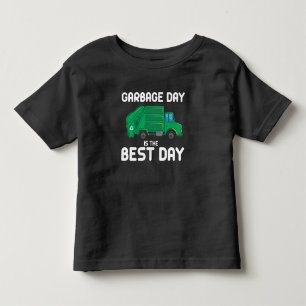 Camiseta De Bebé Desperdicio Día de la basura Trash Camión desecho